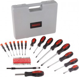 Screwdriver set with carrying case Stalwart